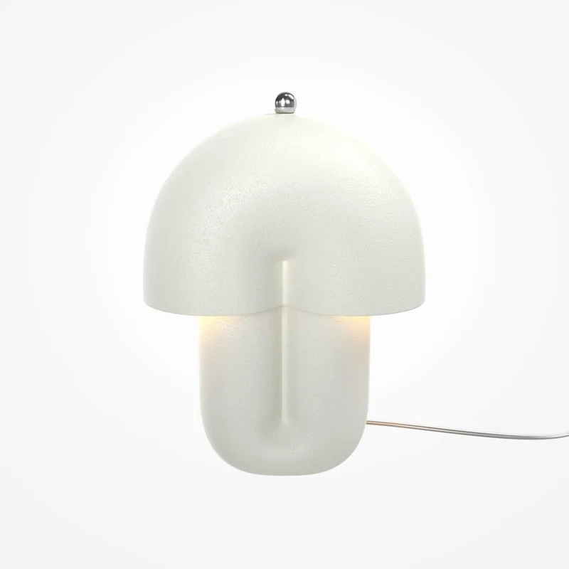 Lampe céramique blanc L14cm moderne