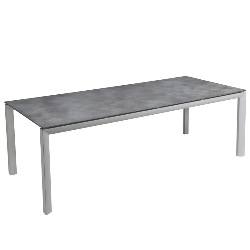 Lot table Greggia 220 x 95 cm + 8 chaises + 2 fauteuils Sunday