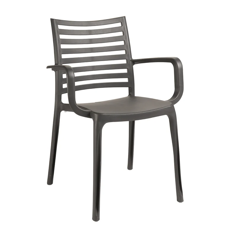 Lot table Greggia 160 x 95 cm + 4 chaises + 2 fauteuils Sunday