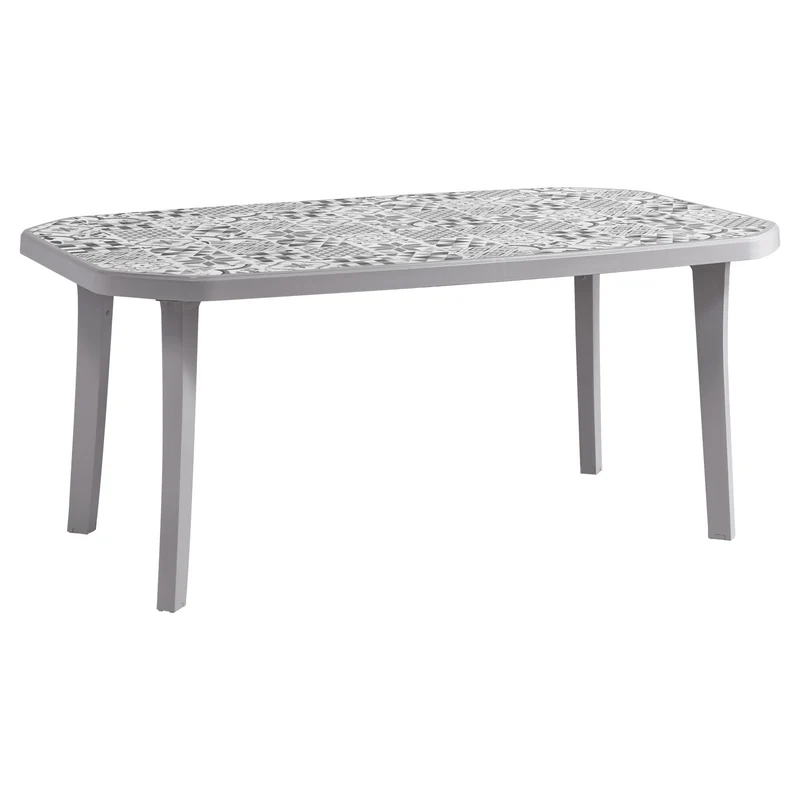 Lot table Carreaux de ciment 165 x 100 + 6 fauteuils Factory