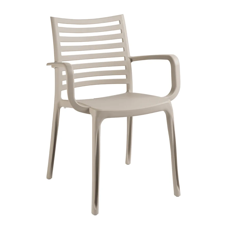 Lot table Eden 133 x 87 cm + 6 fauteuils Sunday