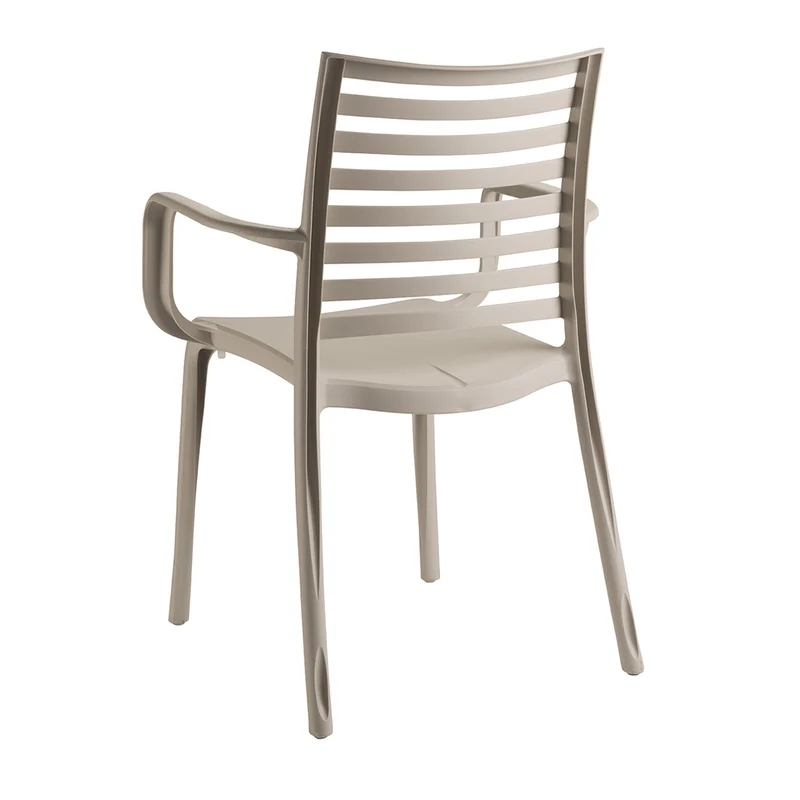 Lot table Eden 133 x 87 cm + 6 fauteuils Sunday