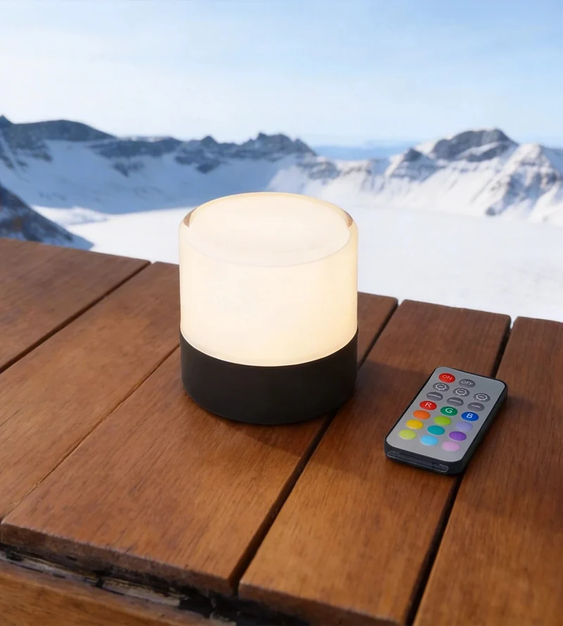 Lampe décorative multicouleur LED CANDLE - Télécommandable - USB