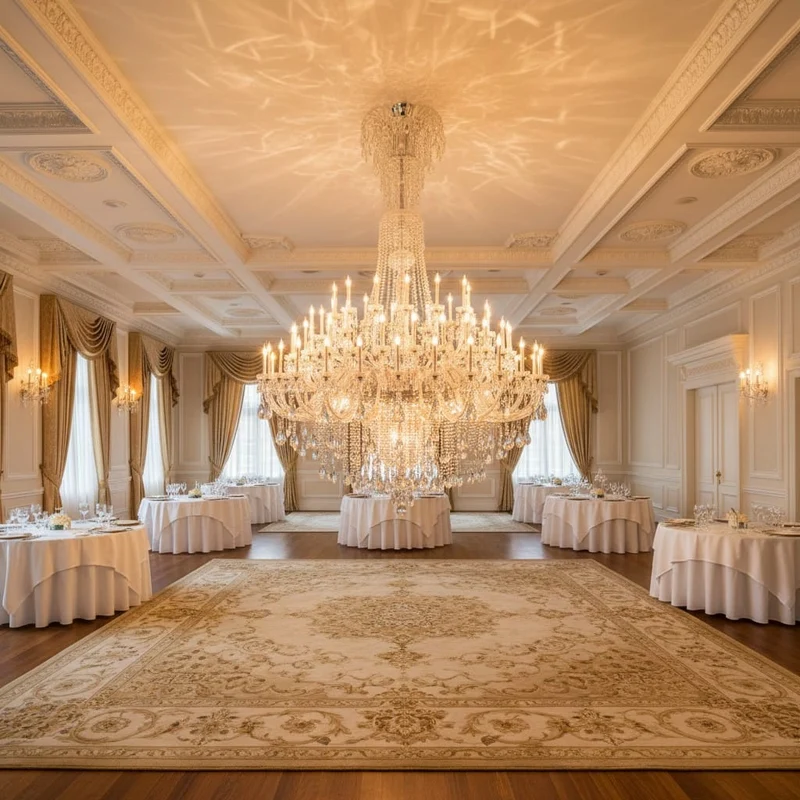 Grand lustre diamètre 180 cm