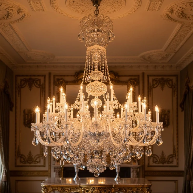 Lustre Baroque pour Salle 150 cm