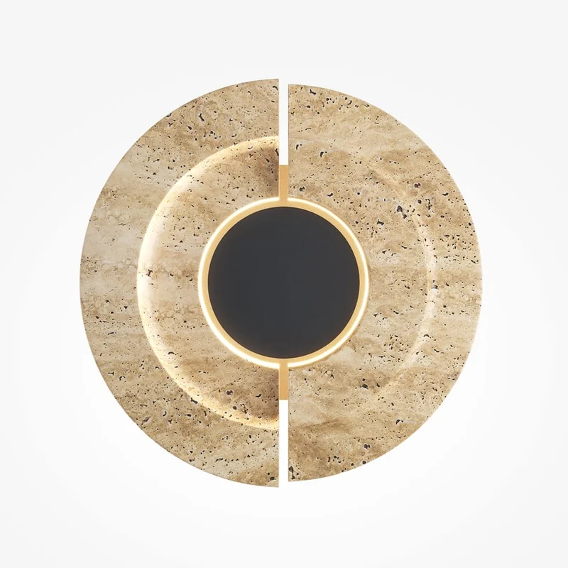 Luminaire mural rond pour salle