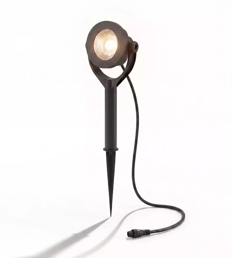 Spot piquet extérieur LED basse tension BAYA - 12V - 1000 lumens - Orientable