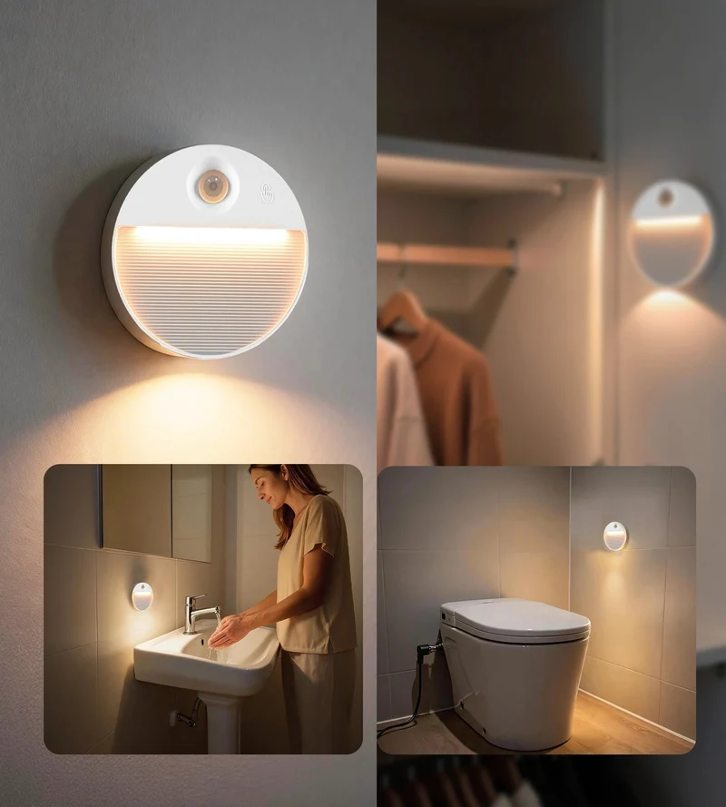 Pack x 2 Veilleuses Intérieures NEO LED à Détection de Mouvement