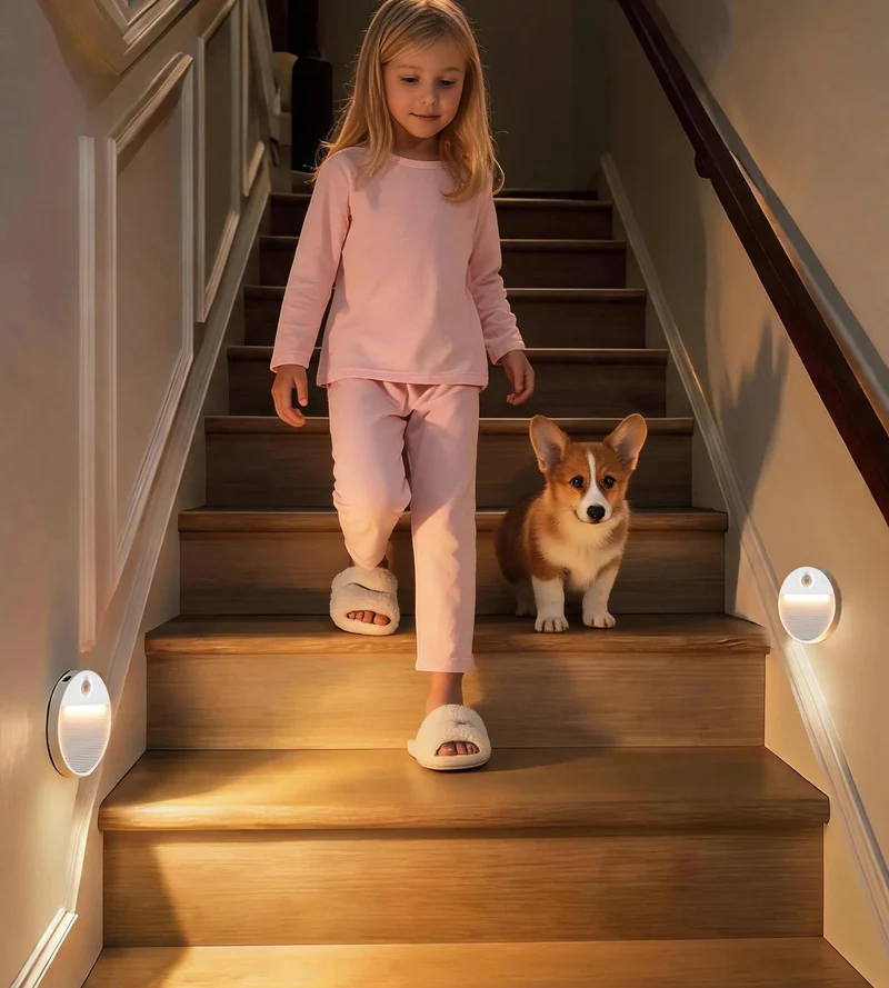 Pack x 2 Veilleuses Intérieures NEO LED à Détection de Mouvement