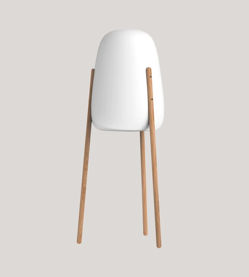 Lampe design solaire ROCKET - Éclairage blanc et multicolore réglable - Éxtérieur et Intérieur