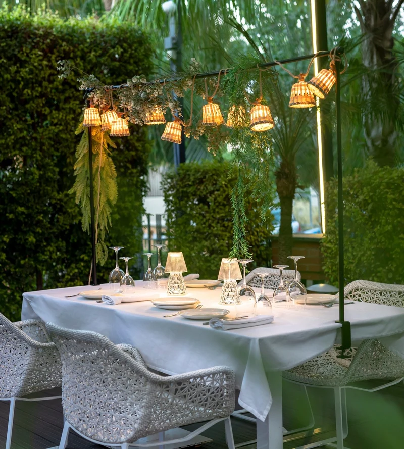 Guirlande lumineuse solaire AURORA - Design nature - 10 lampes