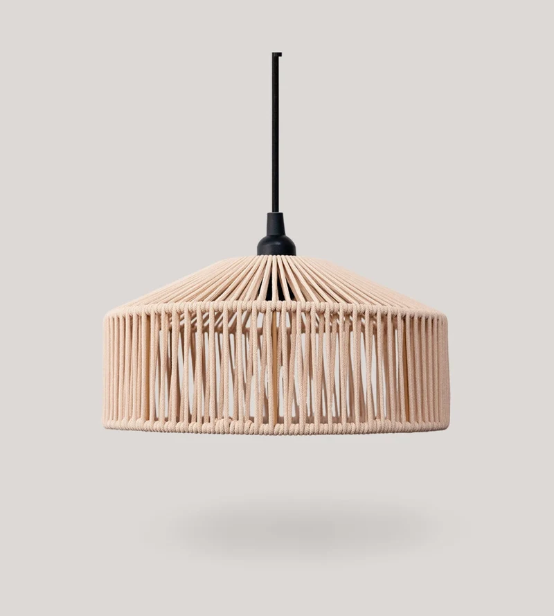 Lampe à suspendre CALABARDINA - Ampoule E27 non fournie - Câble de 5m