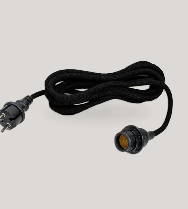 Lampe à suspendre CALABARDINA - Ampoule E27 non fournie - Câble de 5m
