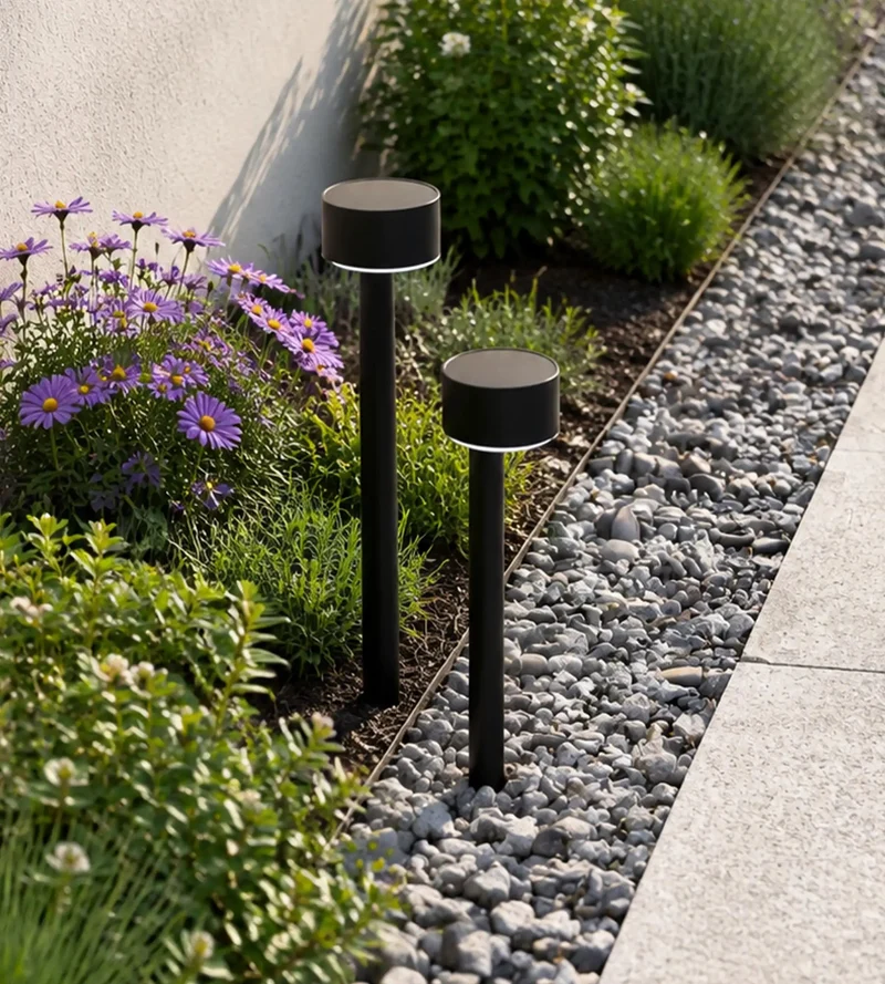 Pack x 2 Balise solaire Led QUEEN 30 cm - À planter - 100 lumens