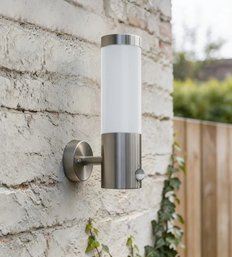 Applique murale extérieure ELYO inox - Ampoule E27 non incluse