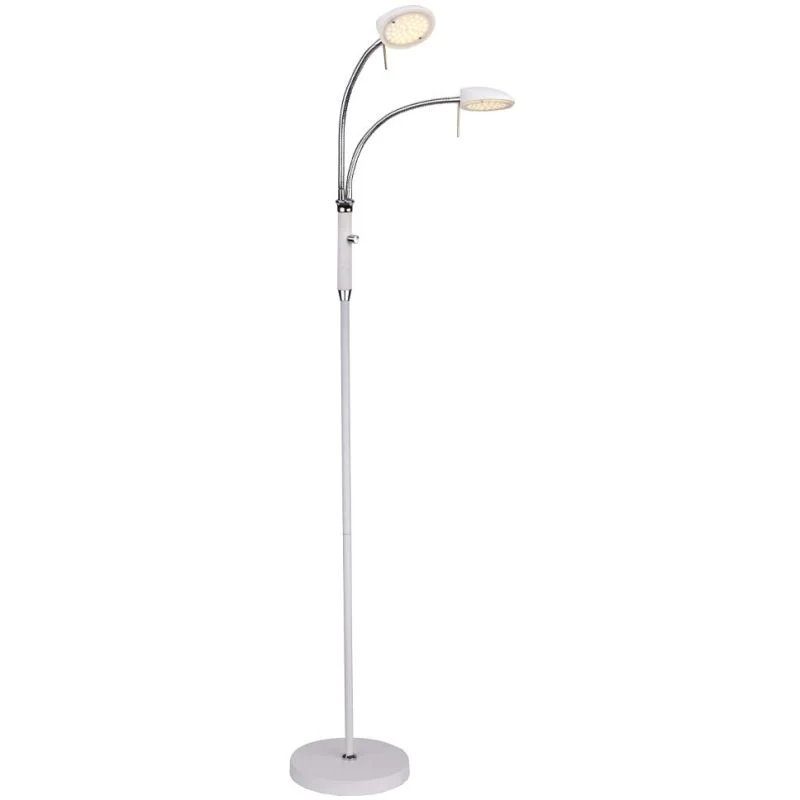 VEGAS GULVLAMPE 2 ARM HVID