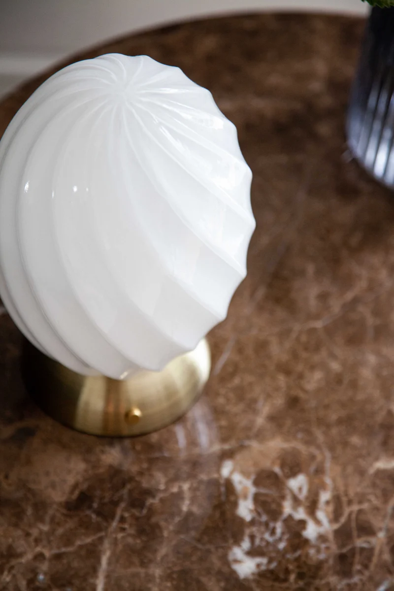 TWIST BORDLAMPE MESSING