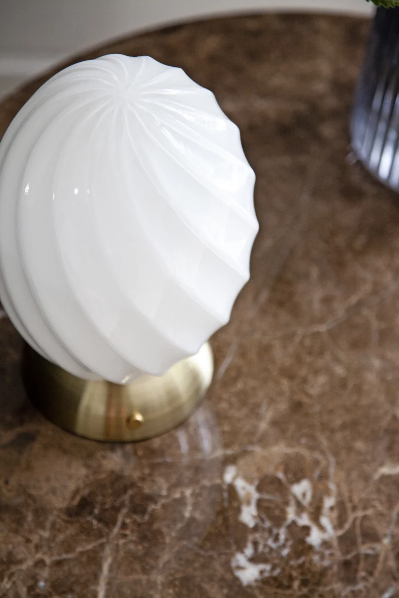 TWIST BORDLAMPE MESSING