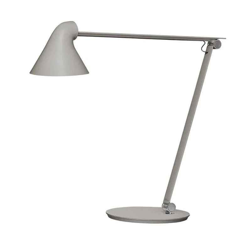 NJP bordlampe 3000K lys aluminium - Louis Poulsen