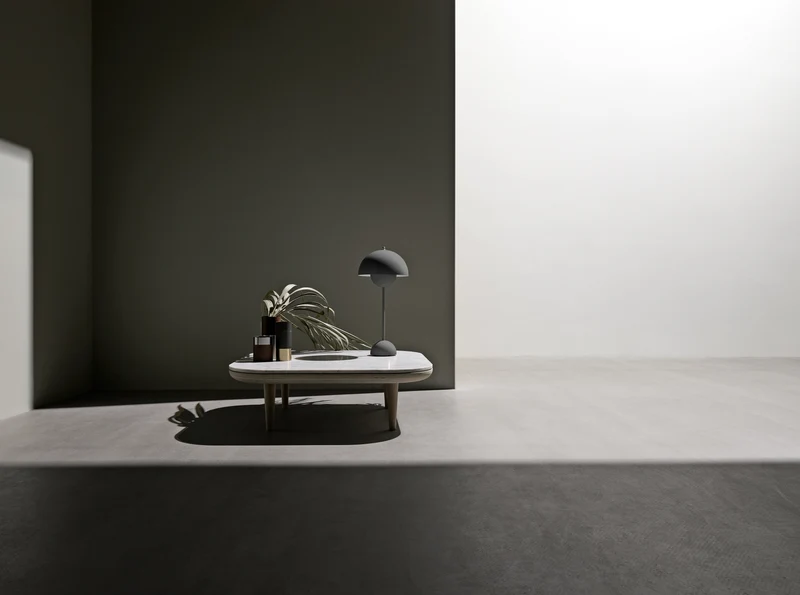 FLOWERPOT - BORDLAMPE VP3 - MAT MØRKEGRÅ