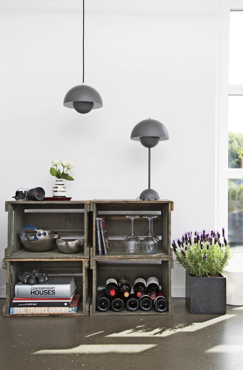 FLOWERPOT - BORDLAMPE VP3 - MAT MØRKEGRÅ