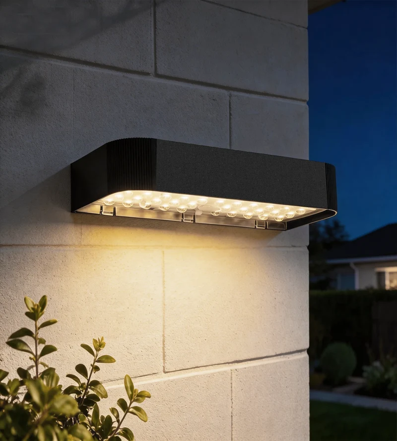 Applique murale solaire extérieure LED SOLEN avec détecteur