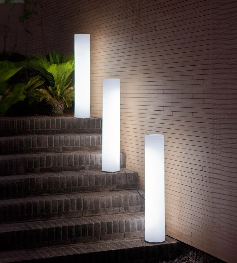 Lampadaire design rechargeable FITY - Extérieur et Intérieur - Tube lumineux