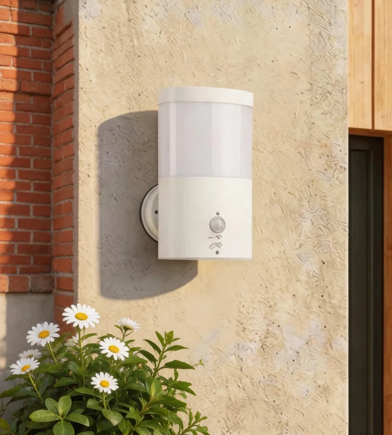 Applique murale extérieure LED DALLAS blanche 1000 lumens