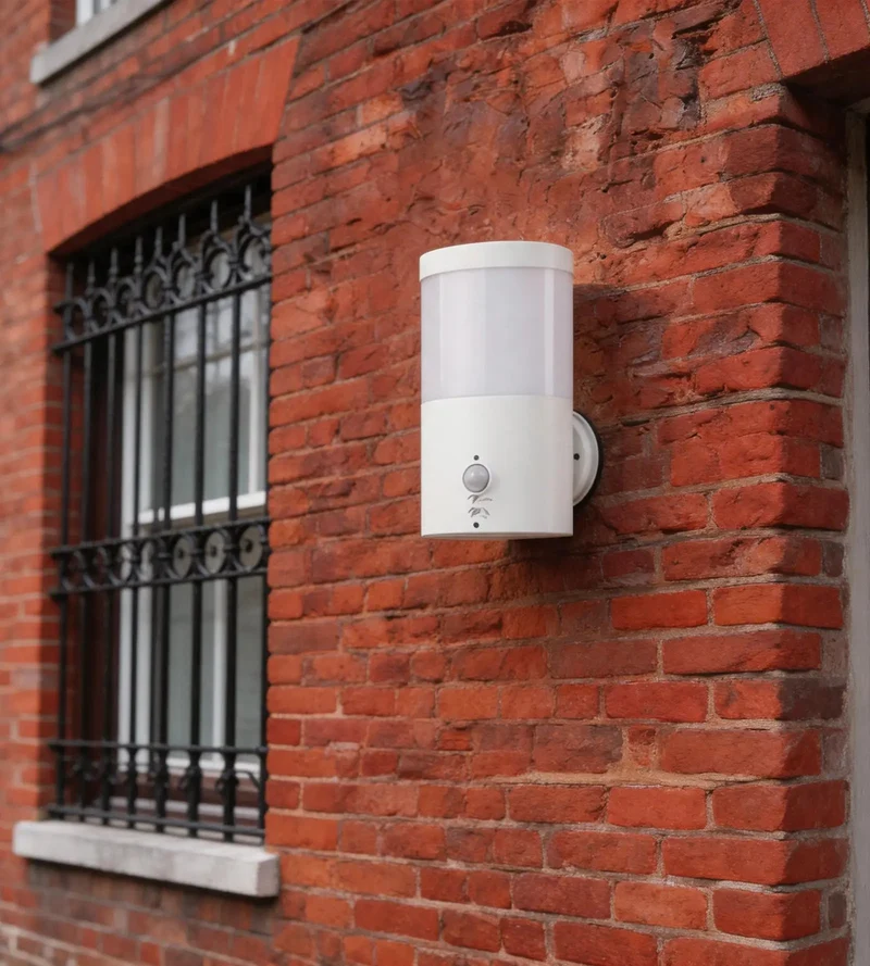 Applique murale extérieure LED DALLAS blanche 1000 lumens