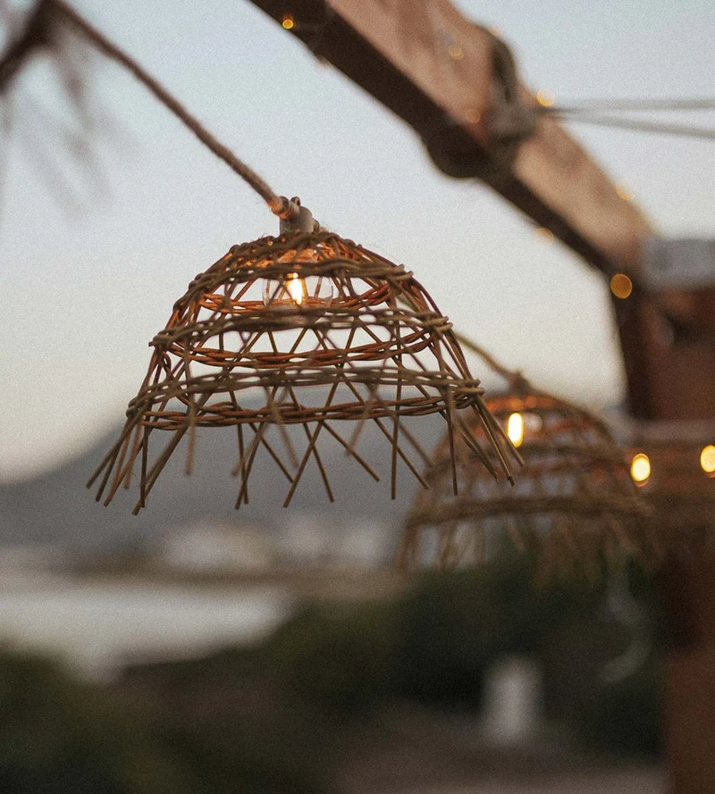 Guirlande lumineuse solaire ALMA - Design nature - 10 lampes
