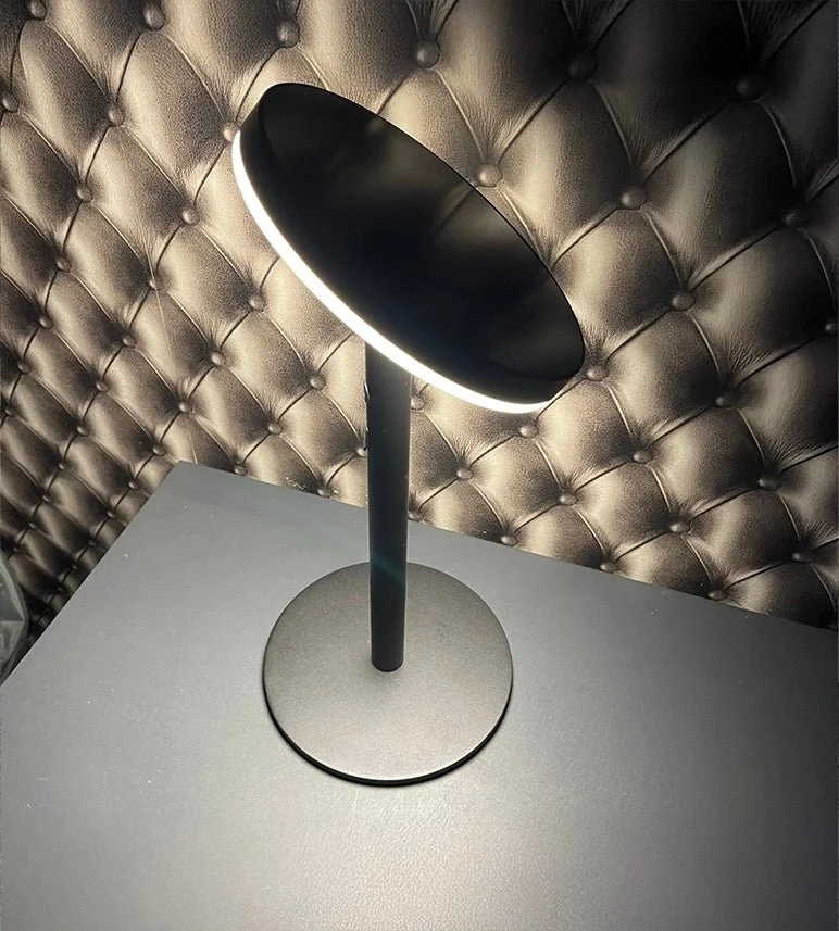Lampe à poser solaire LED JAZZ noire