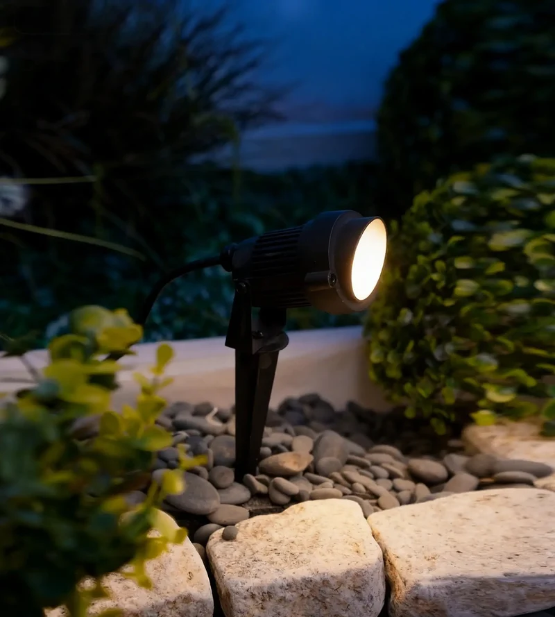 Kit de 3 spots piquets solaires LUMINA+ orientable balisage