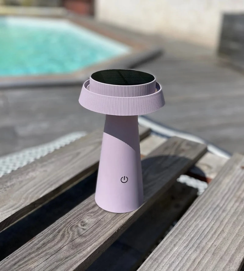 Lampe de table solaire LED ROSA