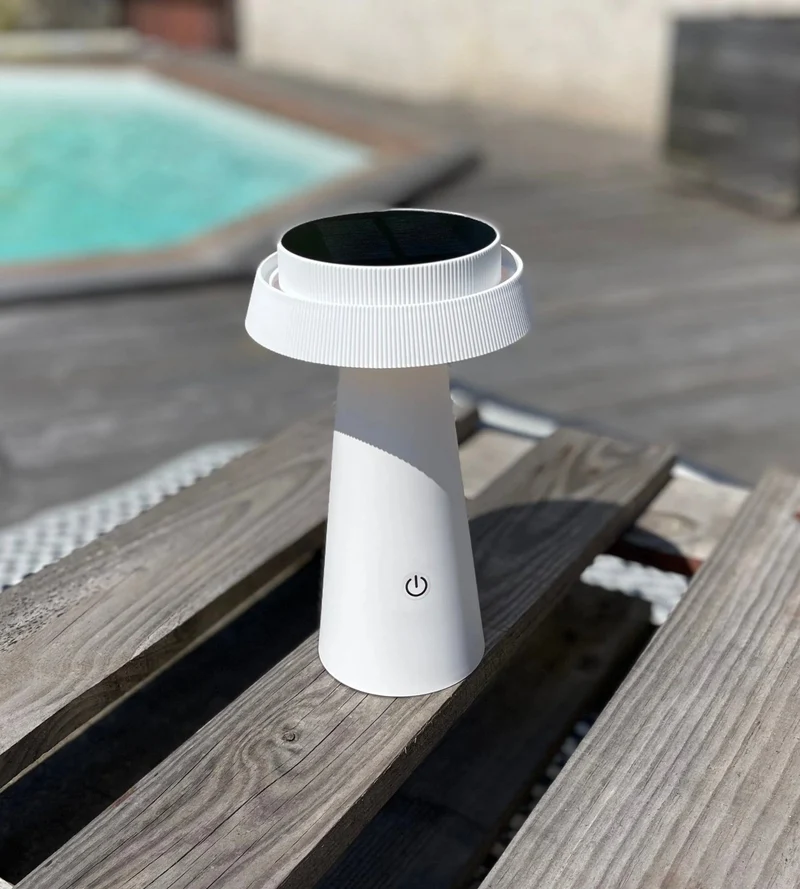 Lampe de table solaire LED ROSA