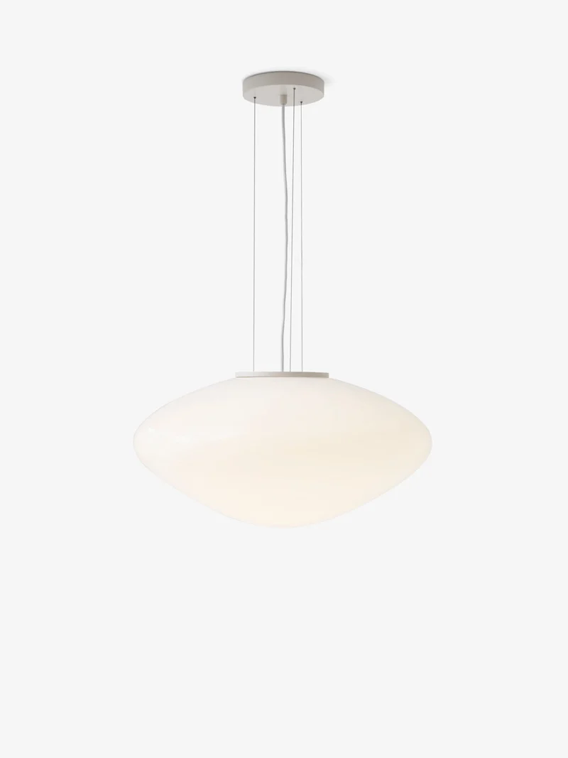 &Tradition Mist AP20 pendel Ø56 cm – White & Opal Glass