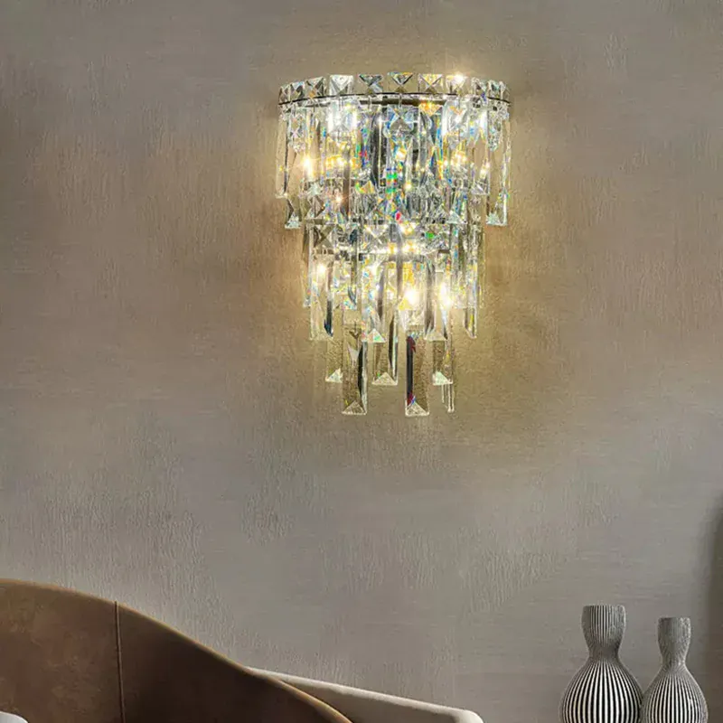 Applique Moderne Luxe En Verre Dimmable