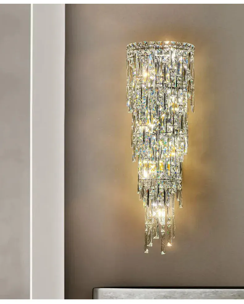 Applique Moderne Luxe En Verre Dimmable