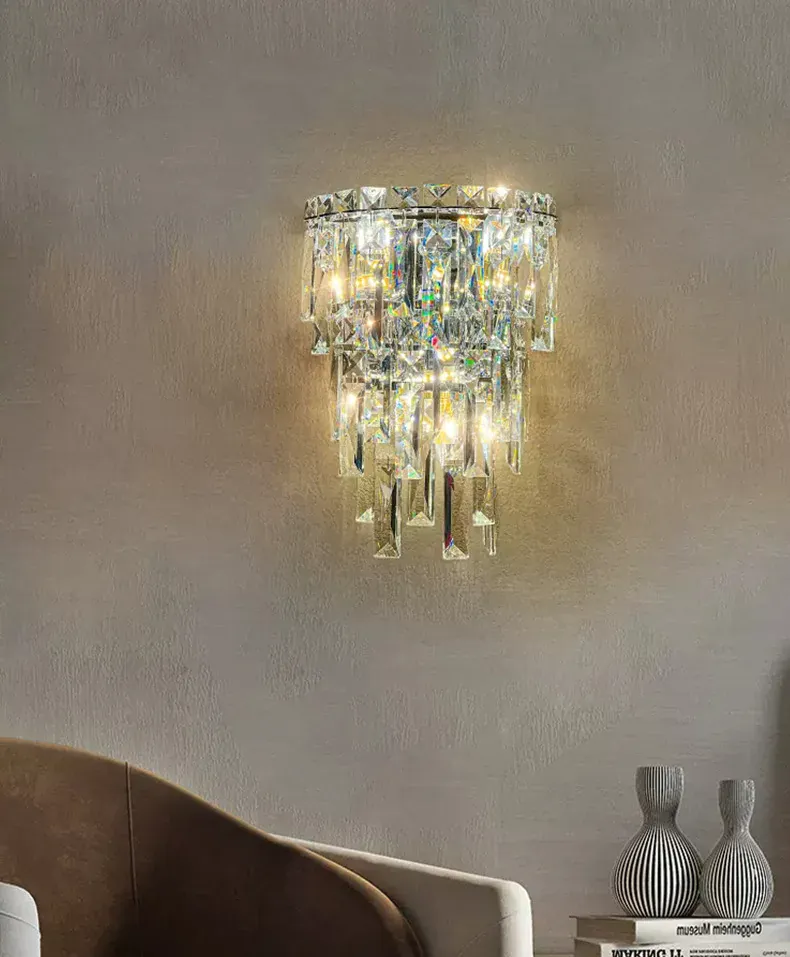 Applique Moderne Luxe En Verre Dimmable