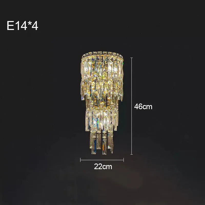 Applique Moderne Luxe En Verre Dimmable