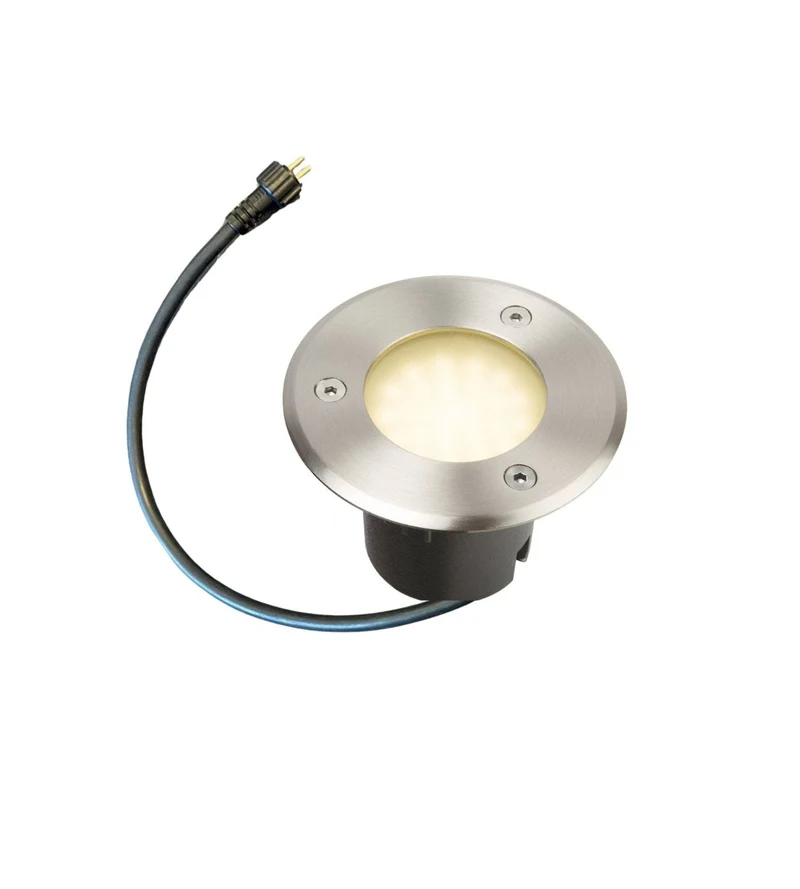 Spot encastrable leds integrées abords piscine diamètre 10 cm - 12V - 500 lumens