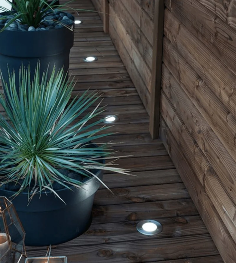 Spot encastrable leds intégrées 10cm - 230V - 500lumens