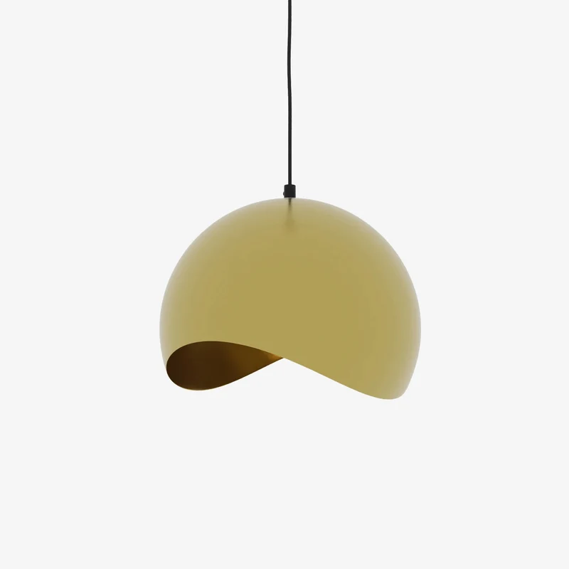 Suspension Miro luminaire design minimaliste en m tal dor