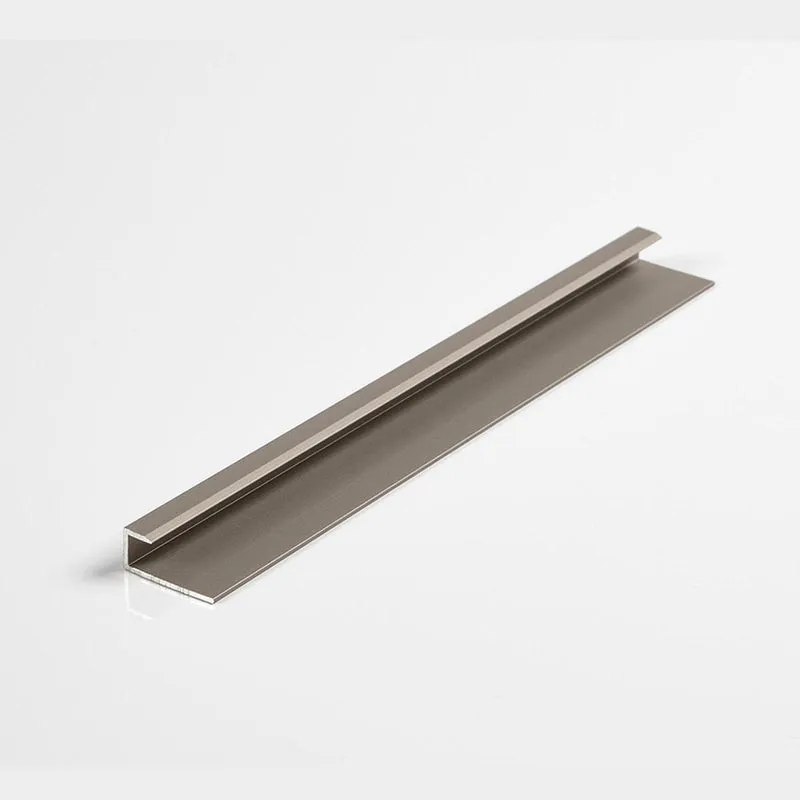 Profil de finition de départ aluminium