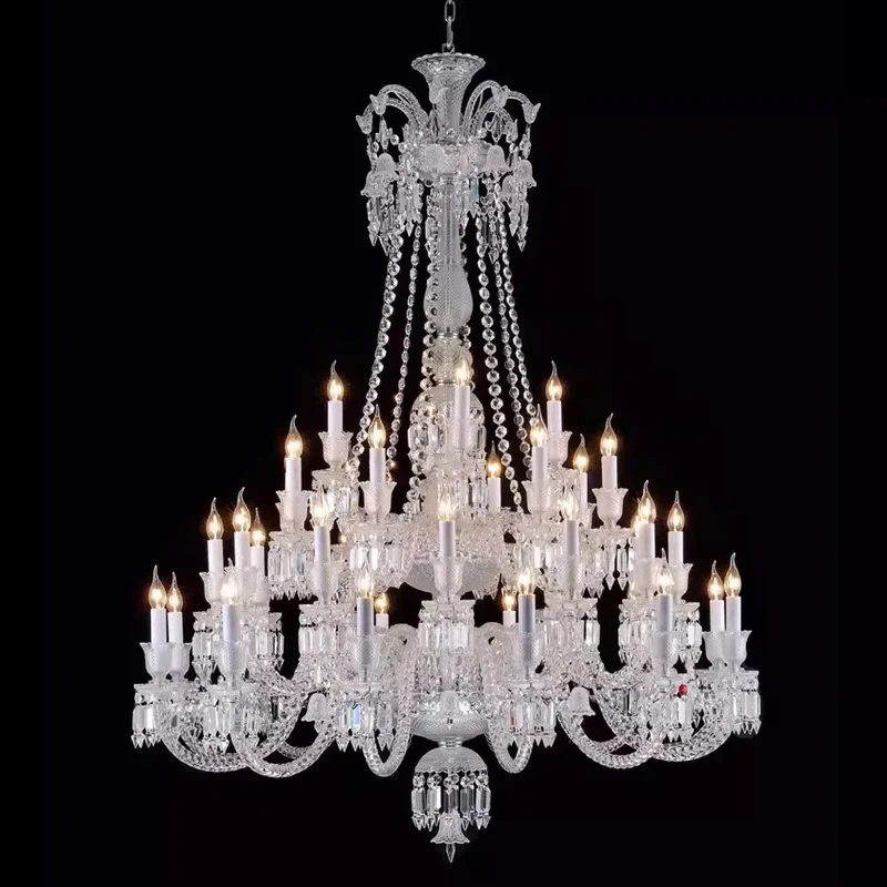 Lustre Luxe Art Déco En Cristal