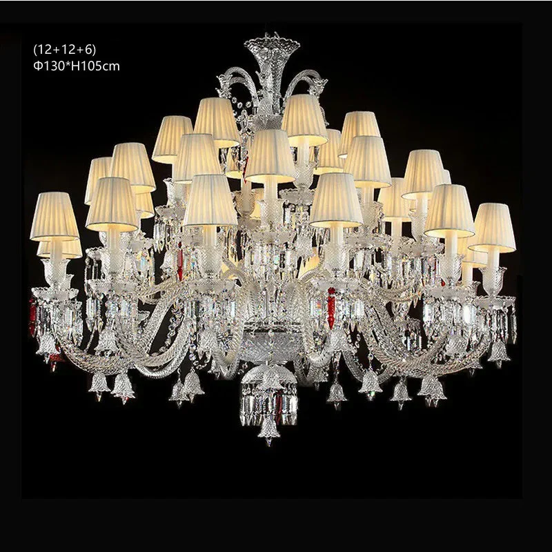 Lustre Luxe Art Déco En Cristal
