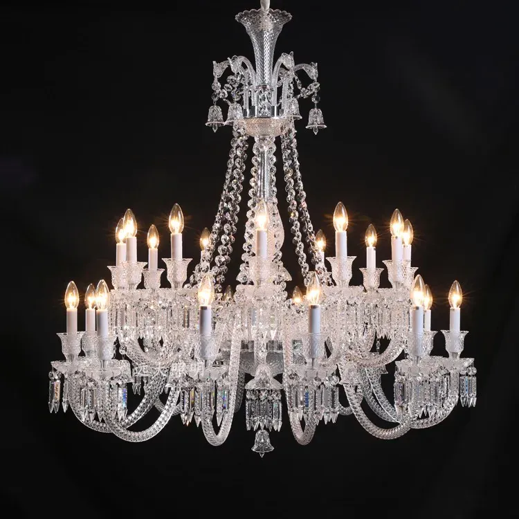 Lustre Luxe Art Déco En Cristal