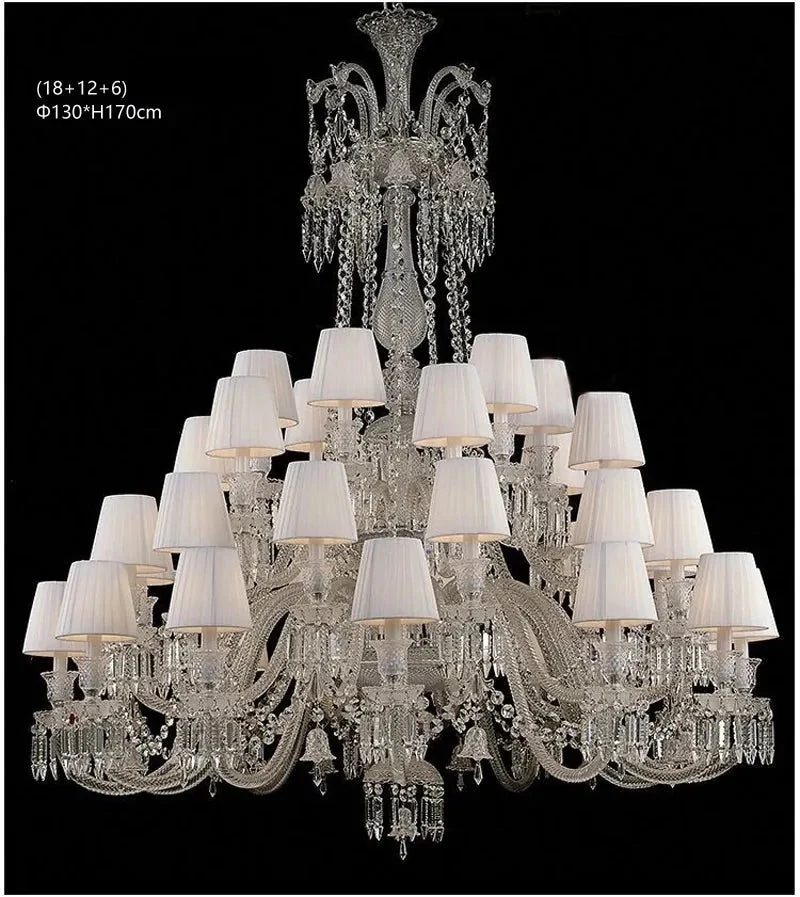 Lustre Luxe Art Déco En Cristal