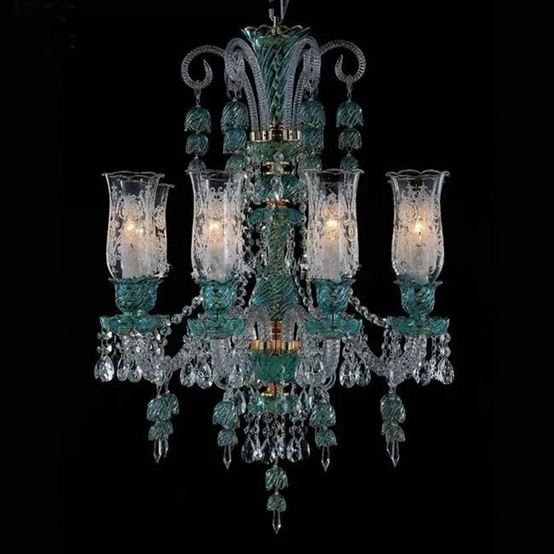 Grand Lustre Luxueux en Cristal pour Chateau