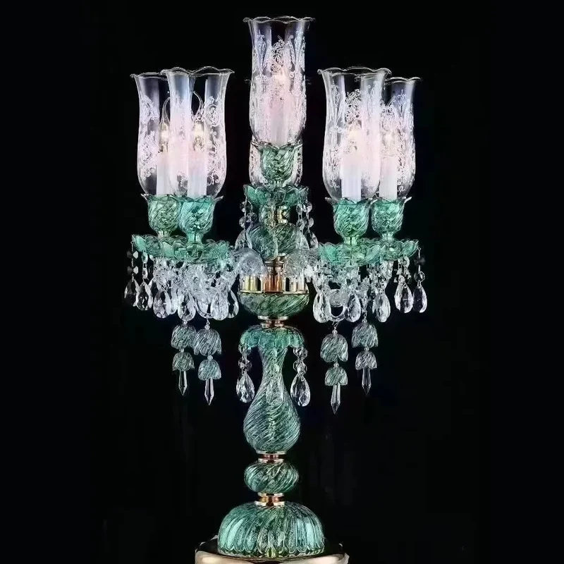 Grand Lustre Luxueux en Cristal pour Chateau