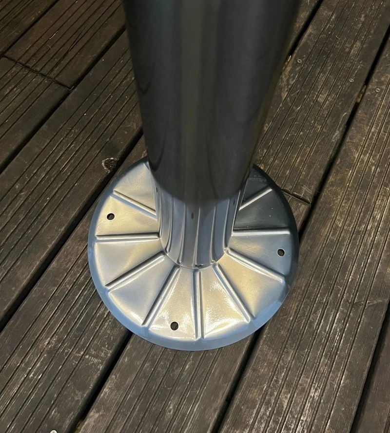Lampadaire solaire LED ALTO 3000 130/200 cm Télécommandable - 300 à 3000 lumens